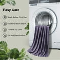 thumbnail image 5 of Jessy Home 4 Pack Bath Towels Dark Purple Oversized Bath Sheet 35"x70"-600 GSM Soft Extra Large Bath Towel Set, 5 of 8