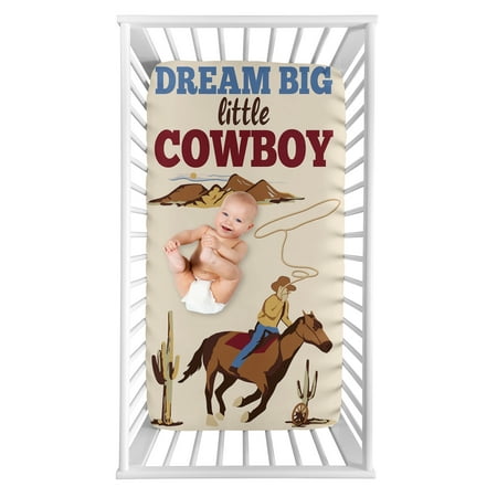 UPC: 0846480078562 | Wild West Photo Op Fitted Crib Sheet by Sweet Jojo Designs