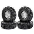 thumbnail image 1 of Car Tires with Wheel Rims Replacement for 110 -4 Axial SCX10 90046 90047 CC10Car, 1 of 6