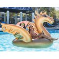 thumbnail image 2 of Flotador inflable para piscina Luxy Float Giant, 103 cm, diseño de dragón dorado, 2 of 6