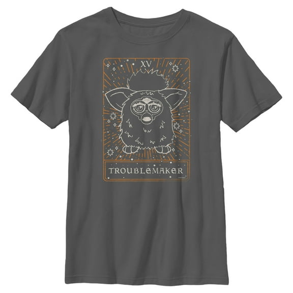 Boy's Furby Troublemaker Tarot Card Graphic T-Shirt