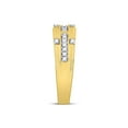 thumbnail image 4 of FB Jewels 14kt Yellow Gold His Hers Round Diamond Solitaire Matching Wedding Set 3/4 Cttw, 4 of 4