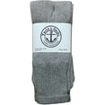 thumbnail image 4 of 240 Pairs Of Yacht & Smith 26 Inch Wholesale Women's Tube Socks, Women's Cotton Referee Sport Socks Size 9-11 (Gray), 4 of 6