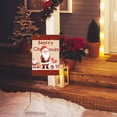 thumbnail image 5 of Qocolhg 2 Pcs Christmas Garden Flag 12x18 In, Outside Snowman Christmas Decorations with Merry Christmas Sign Hanging Yard Decorations Winter Holiday Garden House Yard Flags for Mailbox Xmas Decor, 5 of 6