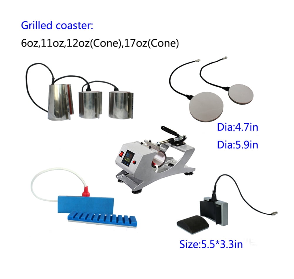 Techtongda 9in1 Magnetic Semi-automatic Heat Press Machine