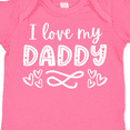 thumbnail image 4 of Inktastic I Love My Daddy with Hearts Boys or Girls Baby Bodysuit, 4 of 5