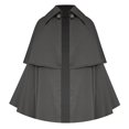 thumbnail image 2 of Hvyesh Victorian Steampunk Cape Gothic Renaissance Pirate Capelet Short Cloak, 2 of 5