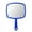 Blue, variant on Hand Mirror, Handheld Mirror with Handle,