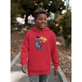 thumbnail image 2 of Cool Slam Dunkink Dino Hoodie Juniors -Image by Shutterstock,  Small, 2 of 4