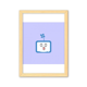 thumbnail image 1 of Cuadro de madera decorativa marco de casa A4, 1 of 3