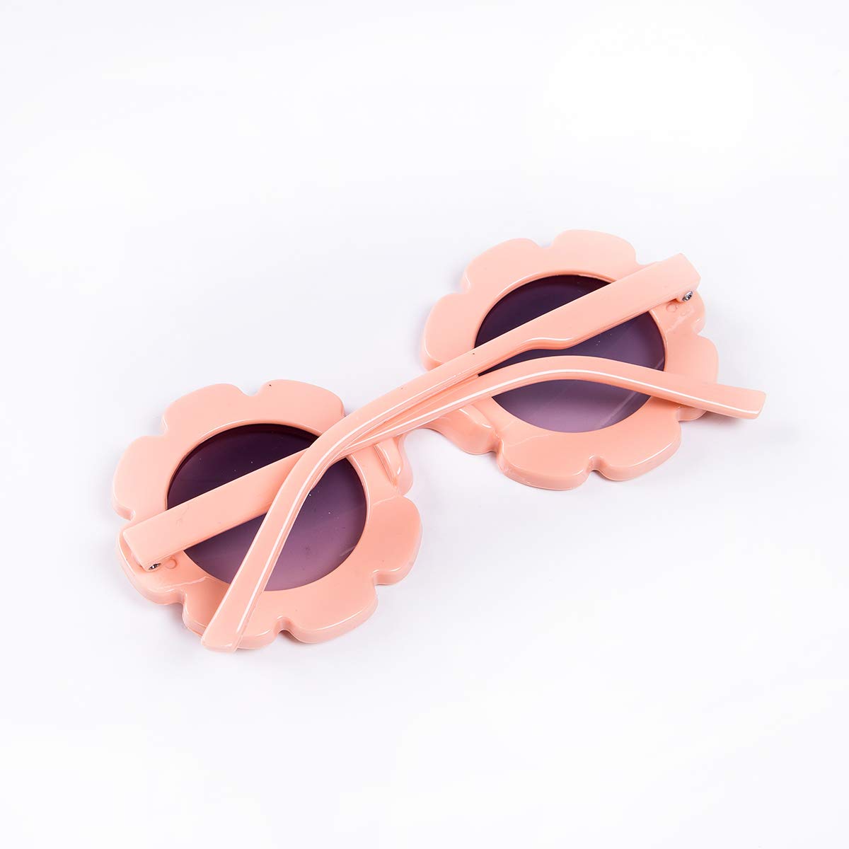 Cute Kids Toddler Baby Round Flower Sunglasses UV Protection Colorful Sunnies Glasses for Boys Girls 0-8T - Orange - image 3 of 7