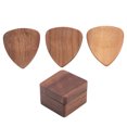 thumbnail image 2 of Guitar Pick Holder Set, Guitar Picks Wooden Ample Space Great Protection  For Travel, 2 of 8
