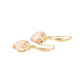 thumbnail image 2 of Finos Aretes Corazon Cristal Swarovski Oro 14k Lam cafe Unitalla, 2 of 2