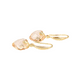 thumbnail image 2 of Finos Aretes Corazon Cristal Swarovski Oro 14k Lam cafe Unitalla, 2 of 2
