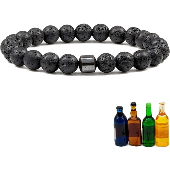 Glame Anti Bracelet, Adjustable GM Bead, Bead Bracelet to Reduce the Urge to Drink, Relieve Anxiety and Stress, Bracelets for Women & Men