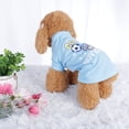 thumbnail image 1 of Camiseta para Mascotas Primavera Ropa para Cachorros Pequeños Gato Vestido de Vestir Estilo Rayas,#16,L, 1 of 7