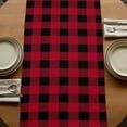 thumbnail image 5 of Table Runners 72 Inches Long Dress Scarves, Valentine's Day Farmhouse Kitchen Table Runner, Coffee Tablerunners, Floral Love Heart Romantic Roses Plaid 14x72 Inch, 5 of 9