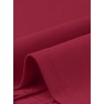 thumbnail image 6 of DARING DIVA Women's Belted Sheath Round Neck Sleeveless Dresses S Burgundy, 6 of 6