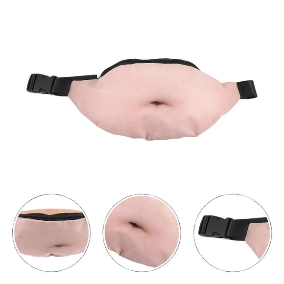LOLIPPYY belt bag men 3D Dad Belly Design Multi 1Set for Gatherings Amusement Parks Prank