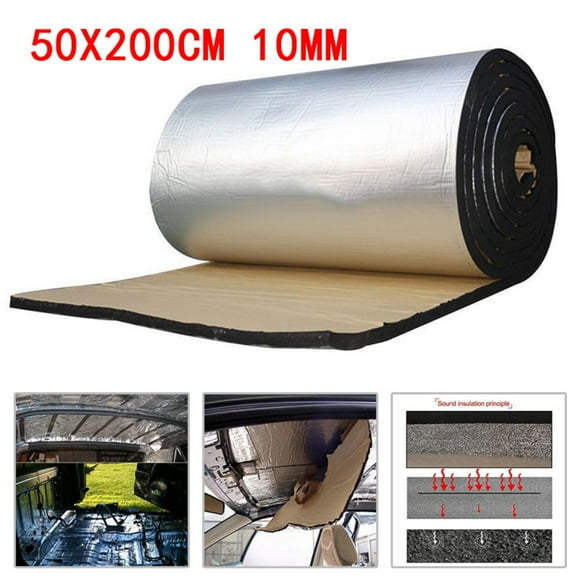 200*50CM Car Thermal Sound Insulation Proofing Deadener Mat Dust Proof Waterproof Car Sound Deadening Mat