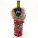 thumbnail image 4 of Cubierta de botella de vino Bearachild Navidad estilo vintage Pajarita de Navidad Rojo, 4 of 6