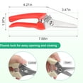 thumbnail image 2 of Muerk Premium 8” Adjustable Bypass Hand Pruners with Rust-Resistant, Sharp Blades, 2 of 7