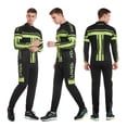 thumbnail image 4 of Conjunto de maillot de ciclismo de manga larga de invierno para hombre de Lixada, forro polar térmico, 4 of 8