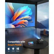Mini Projector for iphone, Portable Projector with Tripod, 1080P HD Outdoor Projector, Movie Projector