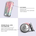 thumbnail image 2 of 20oz Mermaid Tail Tumbler Cup with Lid and Straw Fish Scales Stainless Steel Vacuum Insulated Double Wall Travel Iced Coffee Mug Vacuum Cup for Hot and Cold Drinks, 2 of 6
