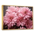 thumbnail image 2 of Designart "Chrysanthemum Collage Pink Gardens III" Floral Framed Wall Art - Traditional Pink Chrysanthemums Entryway Framed Wall Art, 2 of 6