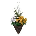thumbnail image 3 of AMERTEER Hanging Planter Cone Shape For Flower Garden Supplies Material Rattan Metal, 3 of 12