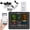 Dark, variant on Logia 7-in-1 Wi-Fi Weather Station with Solar, Wireless Color Console, Forecast Data, Alarm, Alerts