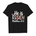 thumbnail image 3 of JAJAHO Kids Easter T Shirt Cotton Short Sleeve Letter Print Cute Easter Crew Neck Boys Girls Tees Ages 2-8 Years Soft Tops, 3 of 4