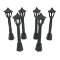 thumbnail image 5 of 4Pcs Street Post Lights Model Railway Lamp Post Lights Miniature Village Pathway Lantern Post for DIY, 5 of 6