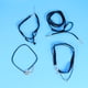 thumbnail image 3 of Conjunto de 4 gargantillas clásicas con encaje elástico para adolescentes y mujeres., 3 of 5