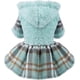 thumbnail image 1 of Vestidos para cachorros pequeños, ropa a cuadros rosa para perros pequeños, ropa para mascotas, trajes para chihuahua, yorkshire terrier, gato, falda, abrigo, ropa (X-Small, G), 1 of 5