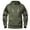 Army Green, variant on comerut Fall Winter Men Hoodie Camouflage Print Hooded Drawstring Long Sleeves Elastic Cuff Patch Pocket Color Matching Soft Thick Warm Mid Length Hoodie