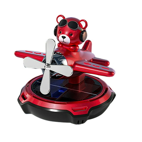 WMQPNNS New Trending Solar Powered Air | Rotating Cartoon Shape Solar Energy Car Air Purifier Airplane Perfume Ornament for Workplace Desk Todays Deals Clearance Sale