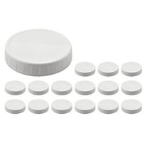 16 Pack Wide Mouth Mason Jar Lids, Storage Caps for Canning Jars,Leak-Proof and Anti-Scratch Resistant Surface