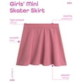 thumbnail image 2 of Sweet Hearts Girls' Skater Skirt - High Waist Stretch Crepe Uniform Skirt: Made in USA (Sizes: 5-18), 2 of 7