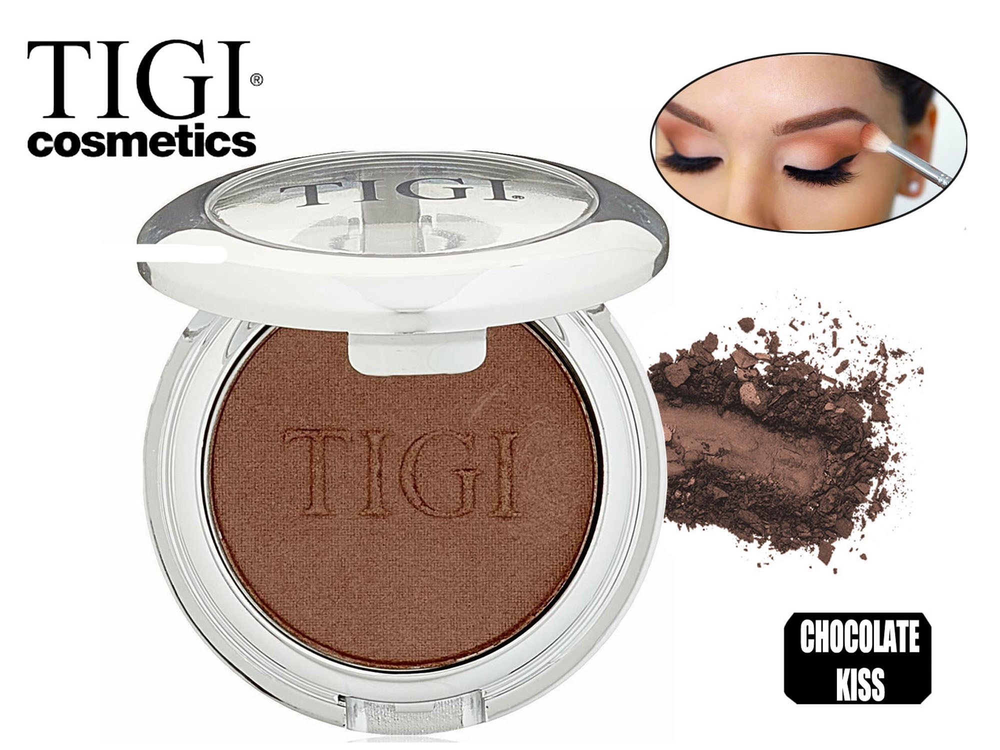 TIGI HD Single Eye-Shadow Chocolate Kiss 0.13 Ounce