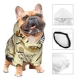 thumbnail image 4 of Uemuo Cartoon Dinosaurs for Winter Dog Hoodie Sweatshirts with Pockets Warm Dog Clothes for Small Dogs Chihuahua-Small, 4 of 8