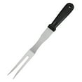 thumbnail image 1 of GadgetVLot 1 pcs stainless steel plastic portable barbecue tool big meat fork outdoor barbecue fork, 1 of 8