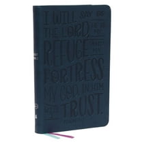 KJV Holy Bible: Thinline Youth Edition, Teal Leathersoft, Red Letter, Comfort Print: King James Version (Verse Art Cover, (Hardcover)