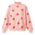 thumbnail image 4 of WCJM Women Long Sleeve Oversized Mock Neck Sweatshirt Drop Shoulder Graphic Print Loose Fit Fall Pullover Top, 4 of 4
