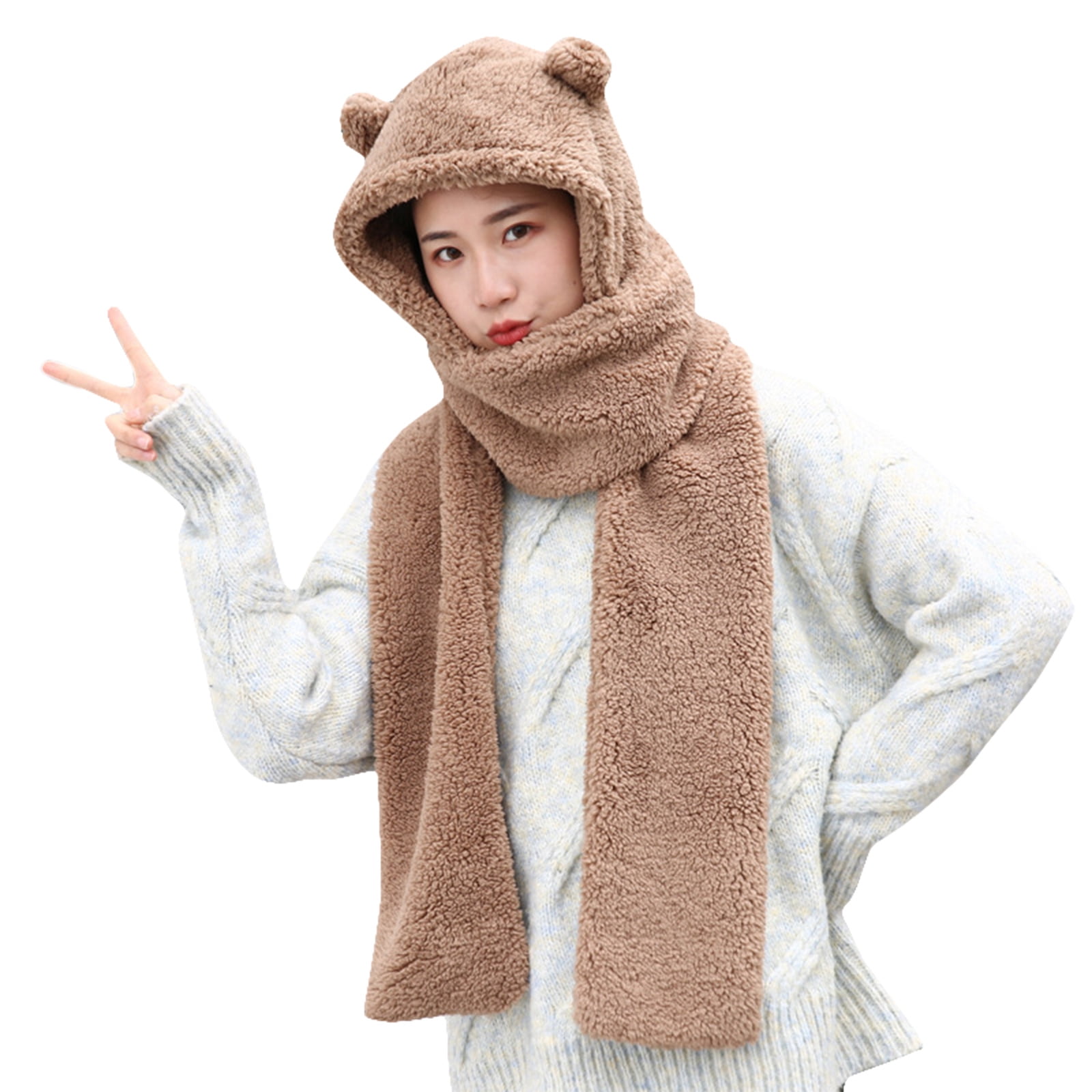 Hat and scarf in one Clearance