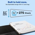 thumbnail image 4 of (3 pack) Avery Standard View Binder, 1.5" Round Rings, White Binder (05726), 4 of 10