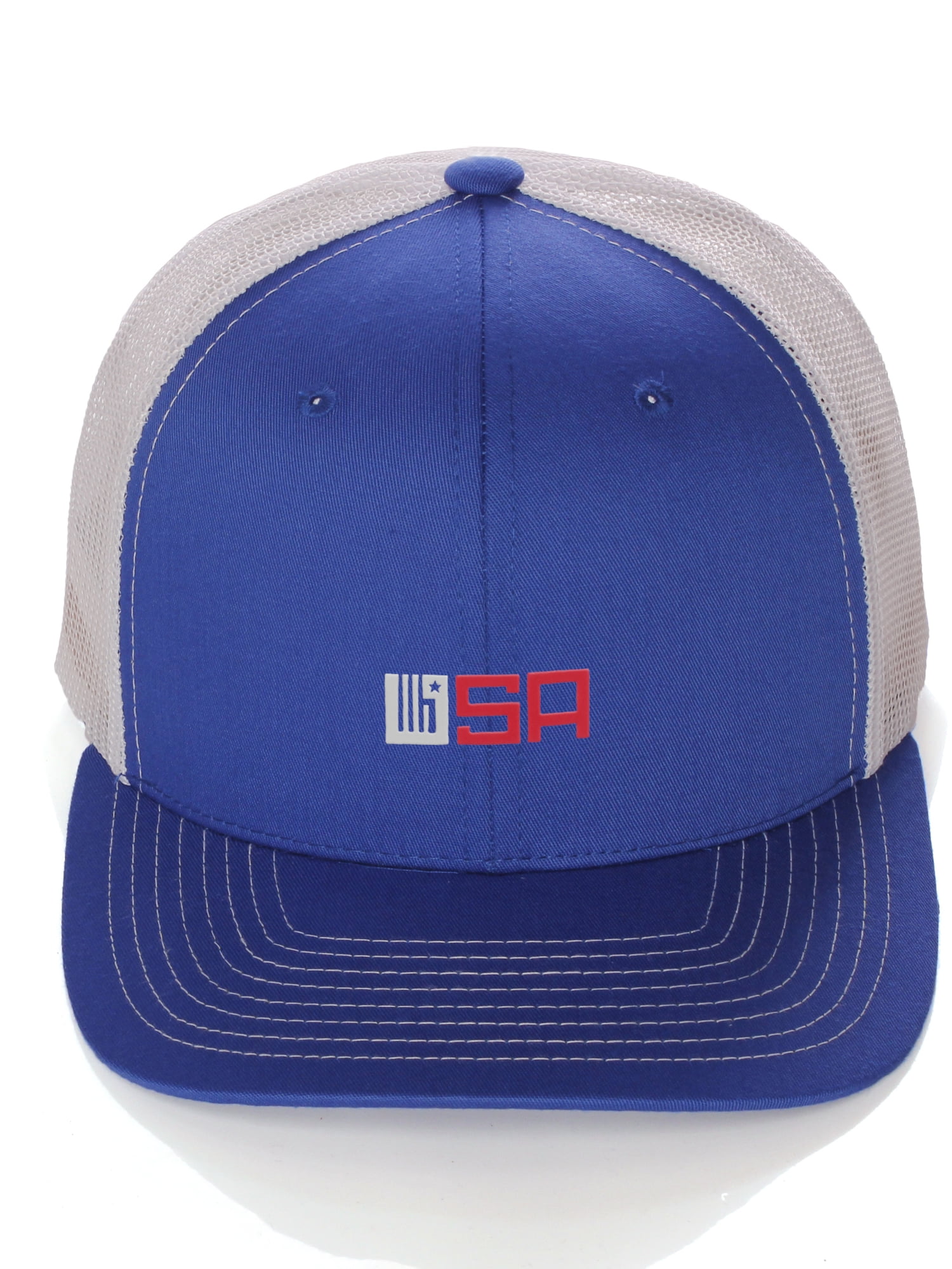 Daxton Retro USA Icon Logos Mid Profile Oxford Trucker Hat Snapback Baseball Cap Daxton Retro USA Icon Logos Mid Profile Oxford Trucker Hat Snapback Baseball Cap
