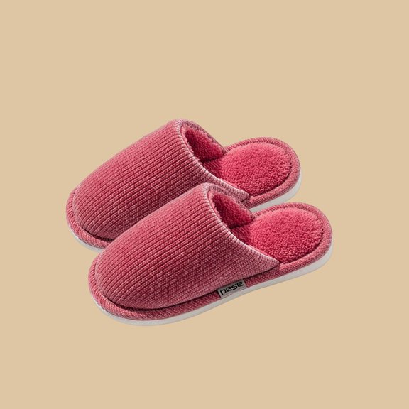 ToyKingdee Slippers for Women, Warm Memory Foam Comfy House Slippers with Anti-Skid Rubber Sole for Indoor and Outdoor