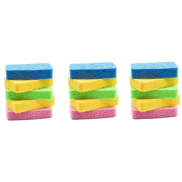 Cellulose Sponges,Kitchen Sponges for Dish, Duty Scrub Sponges,Non